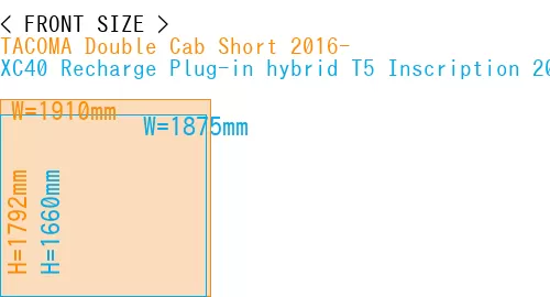 #TACOMA Double Cab Short 2016- + XC40 Recharge Plug-in hybrid T5 Inscription 2018-